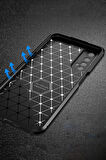 Realme 7 Kılıf Auto Focus Karbon Kapak - Siyah