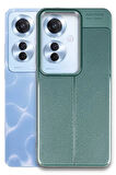 Oppo Reno 11F Kılıf Auto Focus Kapak - Koyu Yeşil