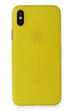 iPhone XS Max Kılıf PP Ultra İnce Kapak - Sarı