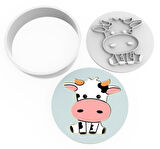 Kurabiye Kesici ve Damga Set - İnek