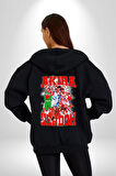 Basketbol Akira Sendoh Anime Slam Dunk Karakter Kadın Erkek Siyah Kapüşonlu Fermuarlı Baskılı Hırka Sweatshirt