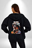 Call Of Dutty Black Ops Cold War Oyun Solgar  Kadın Erkek Siyah Kapüşonlu Fermuarlı Baskılı Hırka Sweatshirt