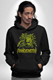 Franckeinstein Bilim Adamı Korku Film Kadın Erkek  Siyah Kapüşonlu Sweatshirt Hoodie