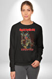 İron Maiden Heavy Metal Grup Kadın Erkek Siyah Sweatshirt 