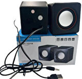 PC /Laptop Hoparlör Mini Speaker 1+1 USB 2.0 Tak çalıştır Mini Bilgisayar kablolu ses sistemi