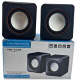 PC /Laptop Hoparlör Mini Speaker 1+1 USB 2.0 Tak çalıştır Mini Bilgisayar kablolu ses sistemi