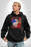 Sakuragi Kaede Slam Dunk Basketbol Anime Kadın Erkek  Siyah Kapüşonlu Sweatshirt Hoodie