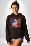 Sakuragi Kaede Slam Dunk Basketbol Anime Kadın Erkek  Siyah Kapüşonlu Sweatshirt Hoodie
