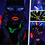 GlowPaint 6’lı Neon Boya – UV Işıkta Parlayan Makyaj Seti