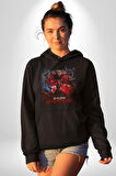 Doctor Strange Kadın Erkek  Siyah Kapüşonlu Sweatshirt Hoodie