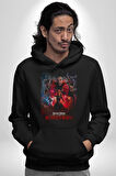 Doctor Strange Kadın Erkek  Siyah Kapüşonlu Sweatshirt Hoodie