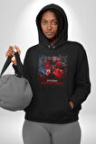 Doctor Strange Kadın Erkek  Siyah Kapüşonlu Sweatshirt Hoodie
