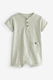 Next Baby % 100 Pamuklu Pastel Renkler 4’lü Romper Set