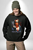 The Terminatör Film Kadın Erkek Siyah Sweatshirt 