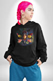 Ozzy Osbourne 80'ler Albüm Kadın Erkek  Siyah Kapüşonlu Sweatshirt Hoodie
