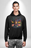 Ozzy Osbourne 80'ler Albüm Kadın Erkek  Siyah Kapüşonlu Sweatshirt Hoodie