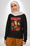 Donkey Kong Mario Oyun Kadın Erkek Siyah Sweatshirt 