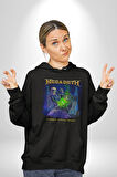 Megadeth Heavy Metal Kadın Erkek  Siyah Kapüşonlu Sweatshirt Hoodie