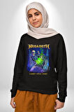 Megadeth Heavy Metal Kadın Erkek Siyah Sweatshirt 