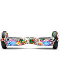 CityMate Elektrikli Kaykay Hoverboard Bluetooth Hoparlörlü 6.5 Inch Grafiti D19