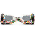 CityMate Elektrikli Kaykay Hoverboard Bluetooth Hoparlörlü 6.5 Inch Grafiti D19
