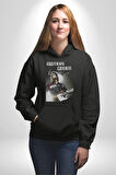 Gustavo Cerati Müzik Kadın Erkek  Siyah Kapüşonlu Sweatshirt Hoodie