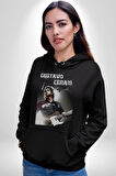 Gustavo Cerati Müzik Kadın Erkek  Siyah Kapüşonlu Sweatshirt Hoodie