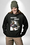 Gustavo Cerati Müzik Kadın Erkek Siyah Sweatshirt 