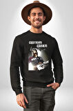 Gustavo Cerati Müzik Kadın Erkek Siyah Sweatshirt 