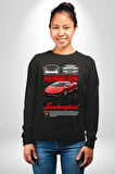 Lamborghini Recurso Huracan Klasik Araba Kadın Erkek Siyah Sweatshirt 