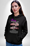 Berry Porsche 911 GT3 RS Kadın Erkek  Siyah Kapüşonlu Sweatshirt Hoodie