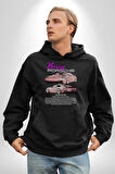 Berry Porsche 911 GT3 RS Kadın Erkek  Siyah Kapüşonlu Sweatshirt Hoodie