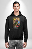 Valorant  GEKKO Ajan Oyun Karakter Özellikleri Kadın Erkek  Siyah Kapüşonlu Sweatshirt Hoodie