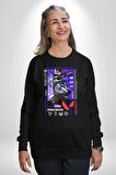 Valorant  ISO Ajan Oyun Karakter Özellikleri Kadın Erkek Siyah Sweatshirt 