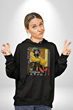 Valorant  KILLJOY Ajan Oyun Karakter Özellikleri Kadın Erkek  Siyah Kapüşonlu Sweatshirt Hoodie
