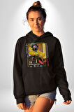 Valorant  KILLJOY Ajan Oyun Karakter Özellikleri Kadın Erkek  Siyah Kapüşonlu Sweatshirt Hoodie