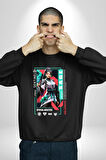 Valorant  SAGE Ajan Oyun Karakter Özellikleri Kadın Erkek Siyah Sweatshirt 