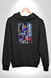 Valorant   ASTRA Ajan Oyun Karakter Özellikleri Kadın Erkek  Siyah Kapüşonlu Sweatshirt Hoodie