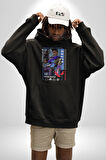 Valorant   ASTRA Ajan Oyun Karakter Özellikleri Kadın Erkek  Siyah Kapüşonlu Sweatshirt Hoodie