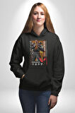Valorant   BREACH Ajan Oyun Karakter Özellikleri Kadın Erkek  Siyah Kapüşonlu Sweatshirt Hoodie