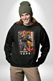 Valorant   BREACH Ajan Oyun Karakter Özellikleri Kadın Erkek Siyah Sweatshirt 