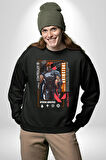Valorant   BRIMSTONE Ajan Oyun Karakter Özellikleri Kadın Erkek Siyah Sweatshirt 
