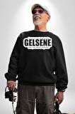 Kime Yazıyorsun Bunları Diyorlar Gelsene Seni Çok Merak Ediyorlar Yazılı Kadın Erkek Siyah Sweatshirt 