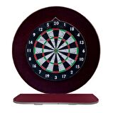 Raf Düzenekli Dart Arkalık. Yuvarlak kırmızı. 72cm