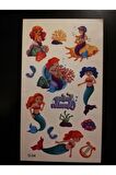 Denizkızı D4 Bebek Çocuk Sticker Etiket Makyaj Geçici Dövme