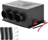 AYAK ALTI FANLI ELEKTRİKLİ ISITICI VE CAM BUĞU CÖZÜCÜ 250 - 400WATT 12 VOLT