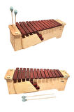 Diyatonik (DS16)  Soprano – Padauk Ağacı Ses Barlı - Kselofon - xylophone