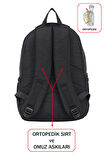 Kadın Sırt Çanta Su Geçirmez Krinkıl Kumaş Geniş İç Hacim Çok Bölmeli Ortopedik