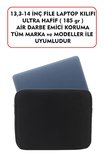 Dada Macbook Air Pro 13 & 13.3-14 inç File Laptop Kılıfı 185gr Tüm Marka ve Modeler İle Uyumludur Siyah