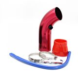 Hava filtresi borusu kırmızı 26 cm (honda civic)